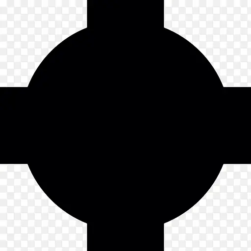 黑十字盾图标