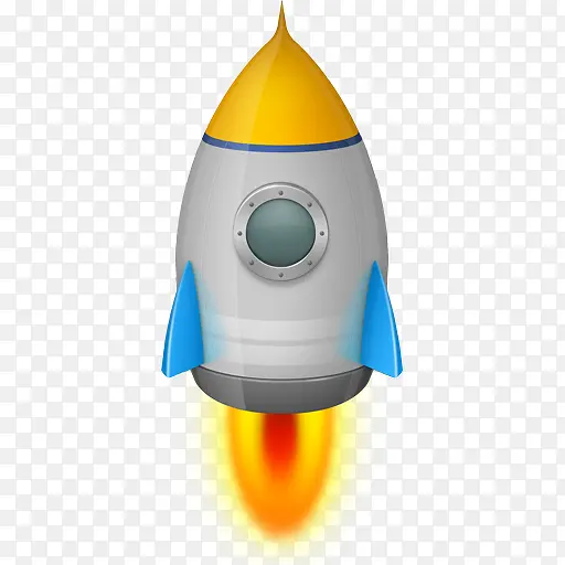 空间火箭银Space-rocket-icons