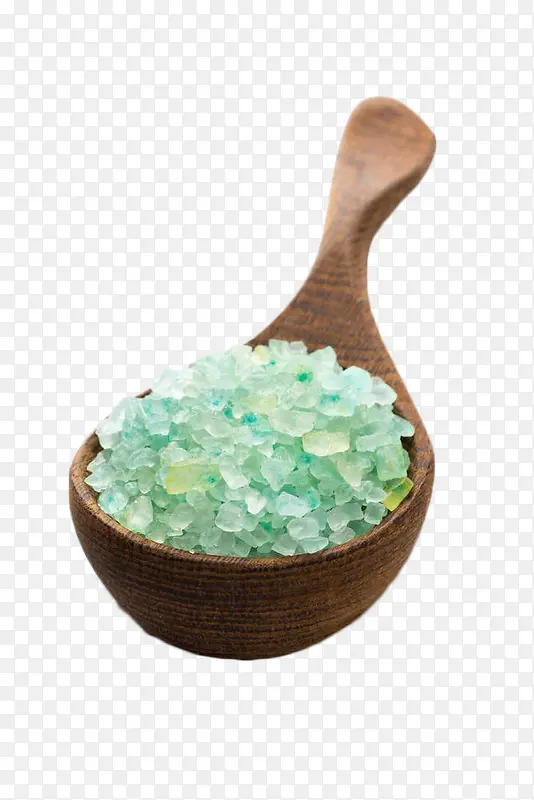 绿色海盐晶体