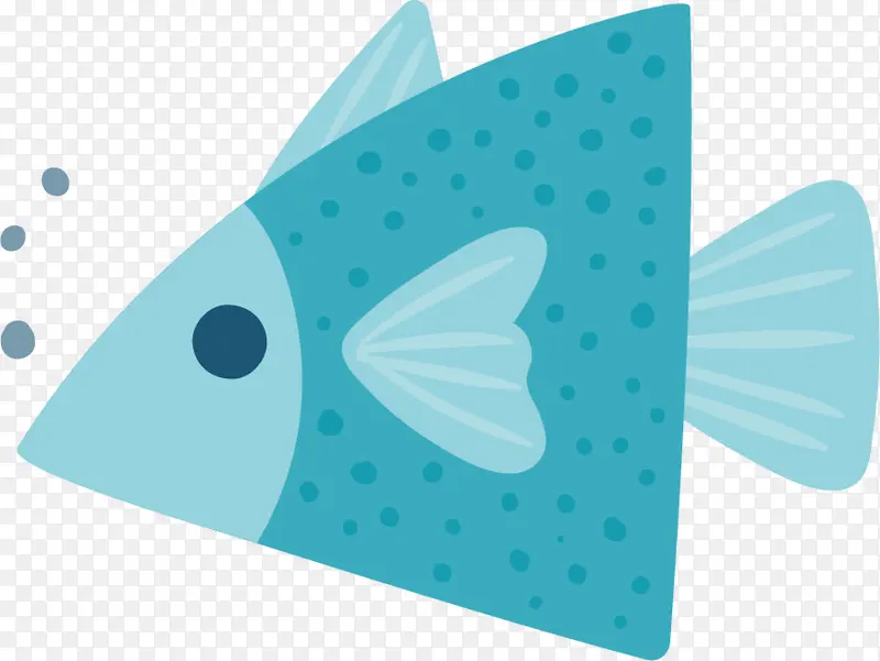 海洋生物冒泡的小鱼