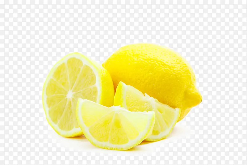新鲜的黄色柠檬