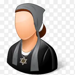 宗教犹太女性图标
