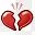 broken heart icon