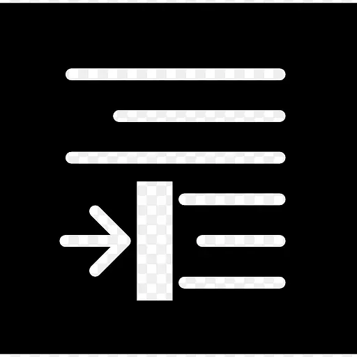 右对齐图标