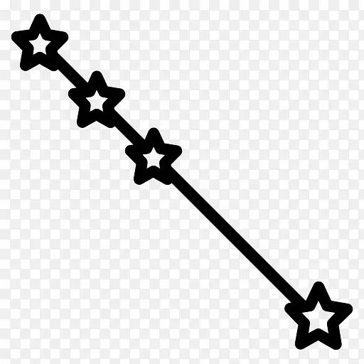 占星术银河线模式形状明星直银河
