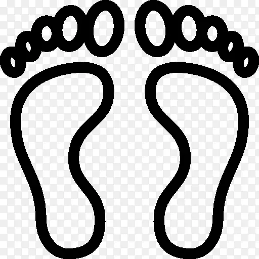 Travel Human Footprints Icon