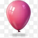 气球品红色的Balloon-icons
