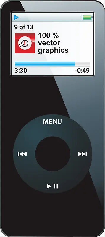 2款iPod矢量素材,