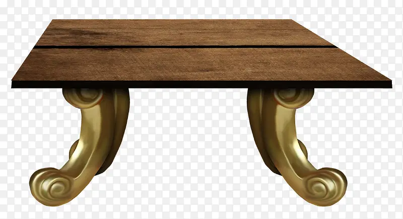 棕色漂亮桌子