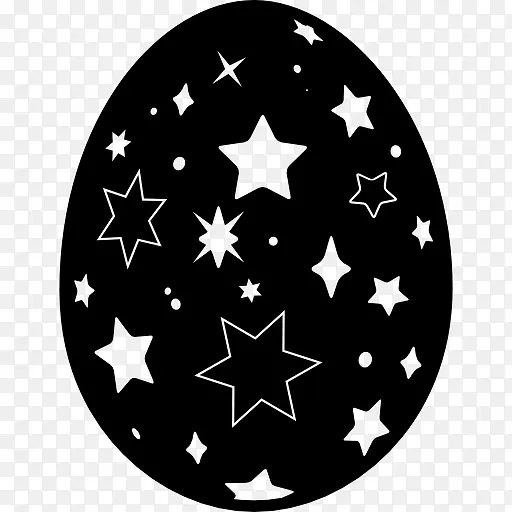 复活节彩蛋与星夜图标