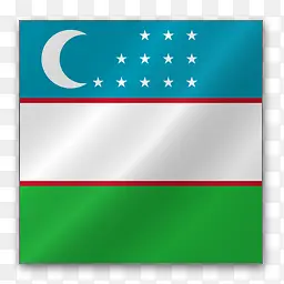 乌兹别克斯坦亚洲旗帜