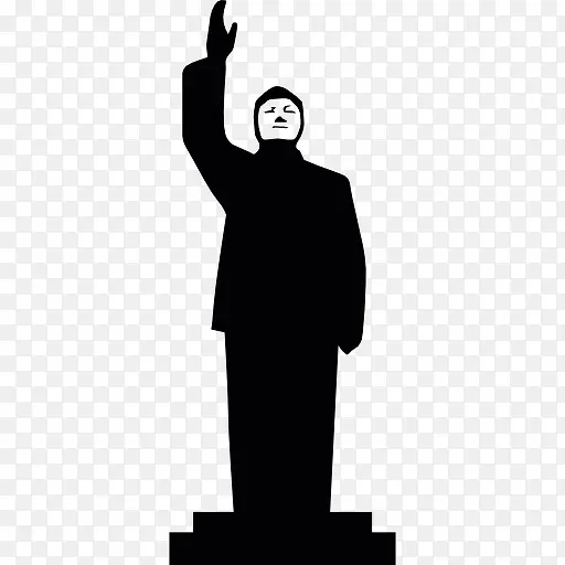 萨达姆·侯赛因的雕像图标
