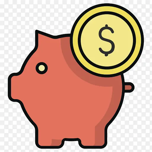 硬币金融钱猪储蓄罐节约财务
