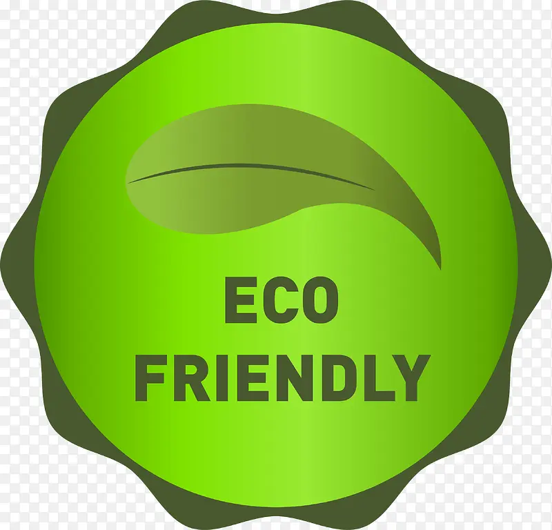 简约绿色eco标签