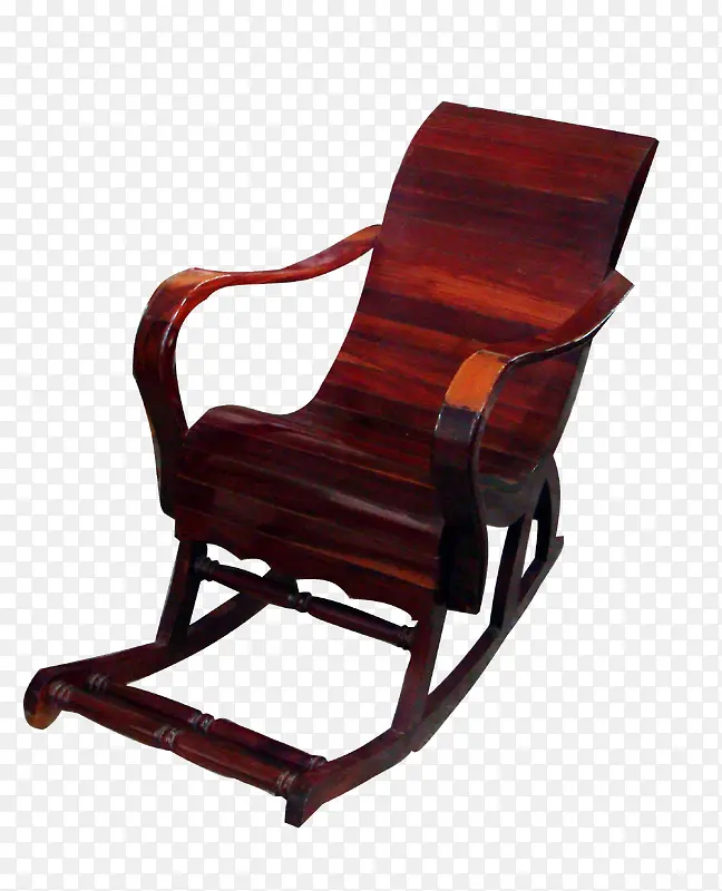 中国传统红酸枝老式摇椅