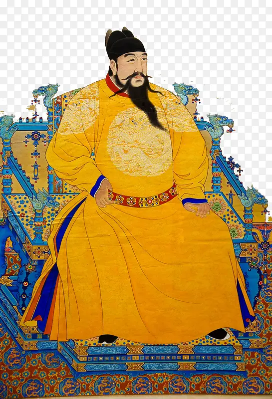 坐在龙椅上的君王