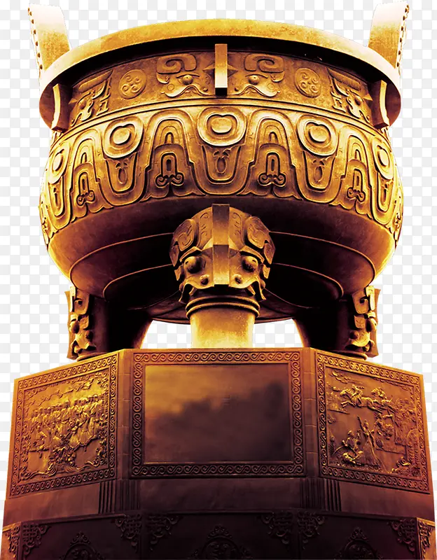 黄金鼎中国古器物