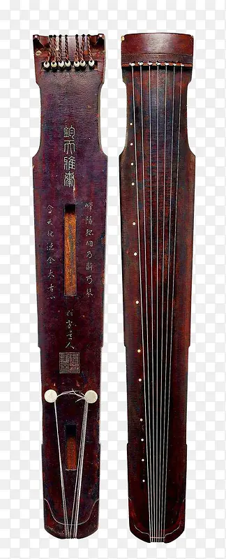 传统中国风七弦古琴