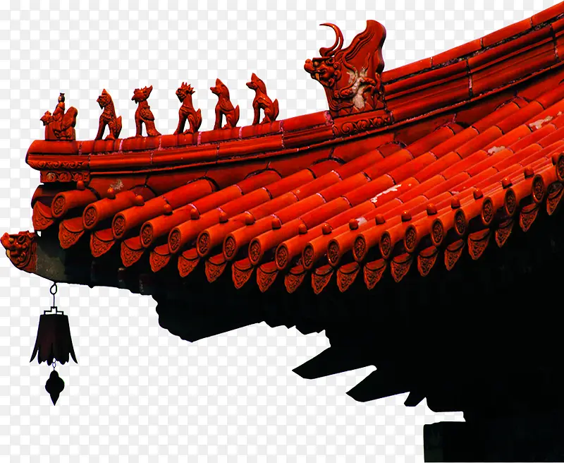 中国古代建筑屋檐雕塑