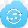 音乐转换器Blue-Cloud-icons