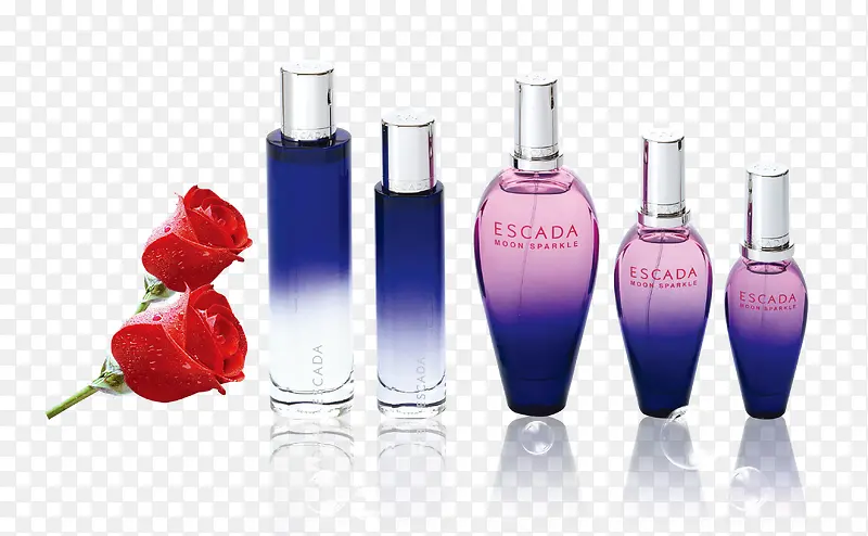 产品实物香水玫瑰花