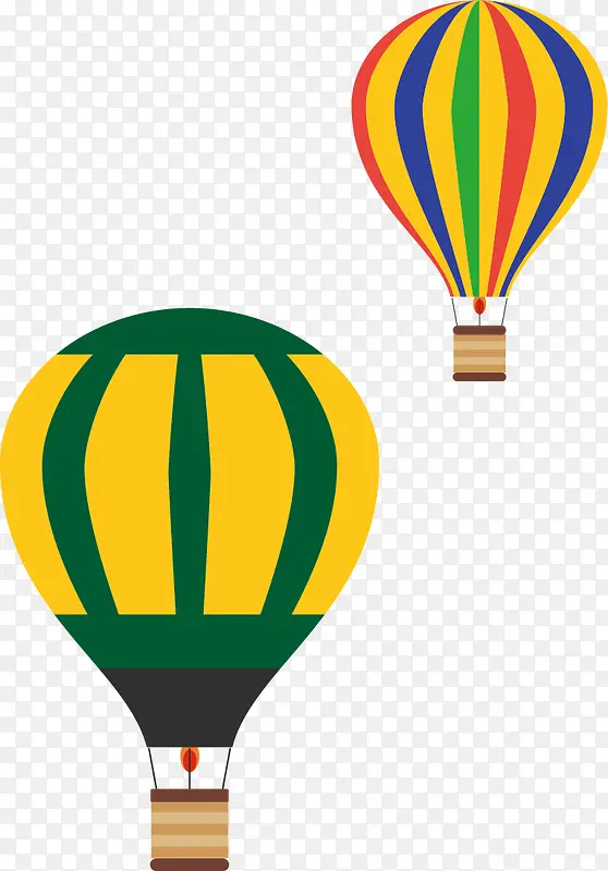 氢气球漂浮矢量元素卡通手绘素材