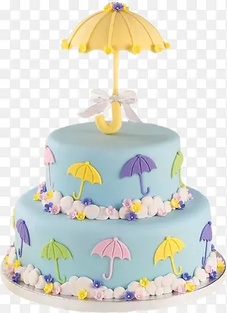 雨伞生日蛋糕