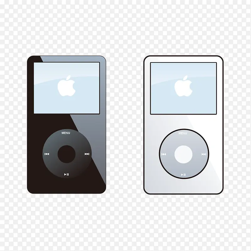 iPod精致的矢量素材免费下载