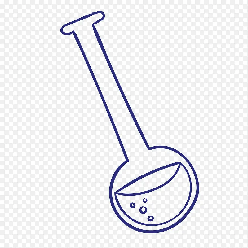 卡通烧瓶纳米生物反应图标
