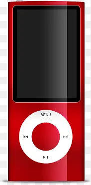 iPod纳米红苹果图标该