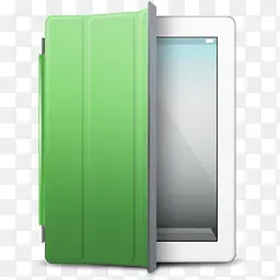 白色的绿色封面ipad2-icons