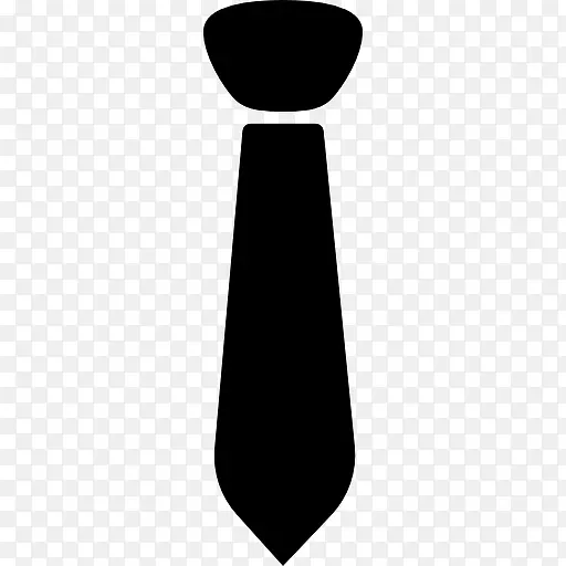 领带的商人或信息界面符号图标