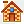 砖房子工具栏像素图标
