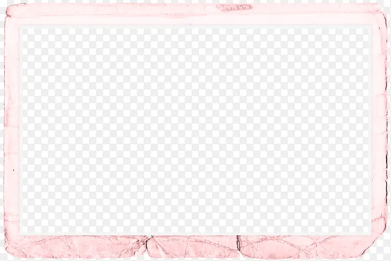 粉色剪纸创意相框