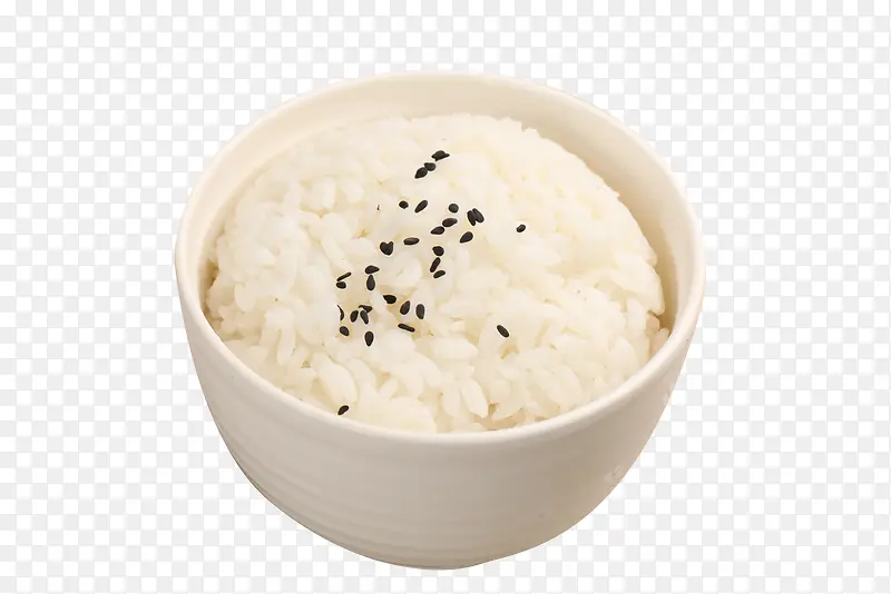 白色大碗米饭