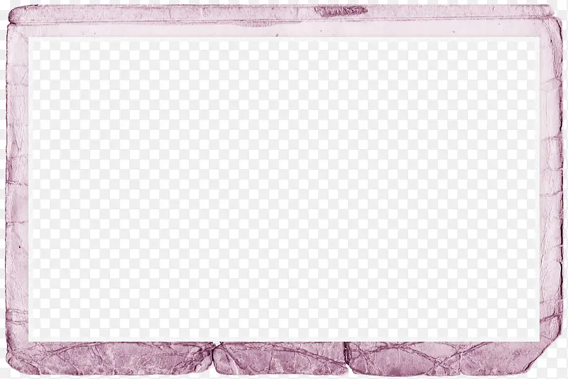 紫色剪纸创意相框