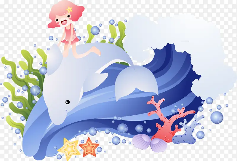蓝色海浪