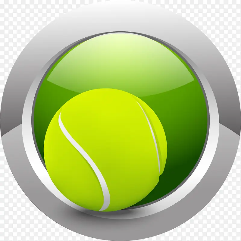 绿色网球标志