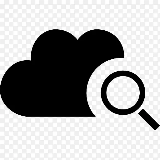 云搜索界面符号用放大镜图标