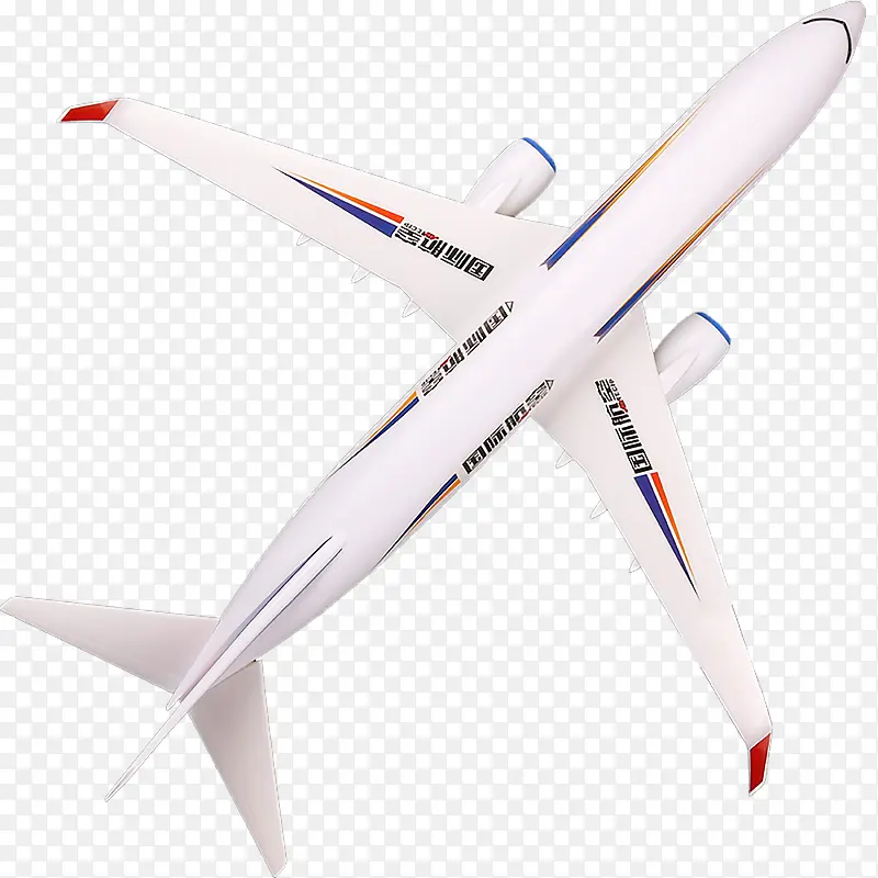 国际航空白色飞机