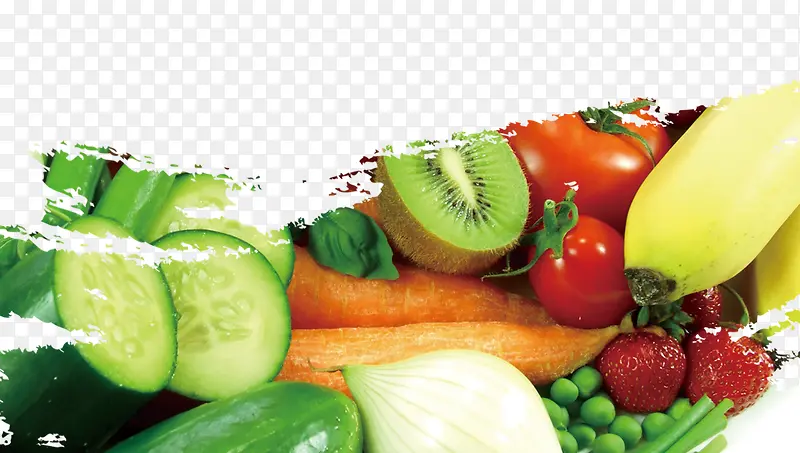 创意绿色蔬菜水果安全食品海报