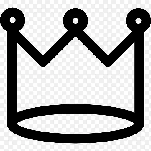 皇冠基本简单的设计图标