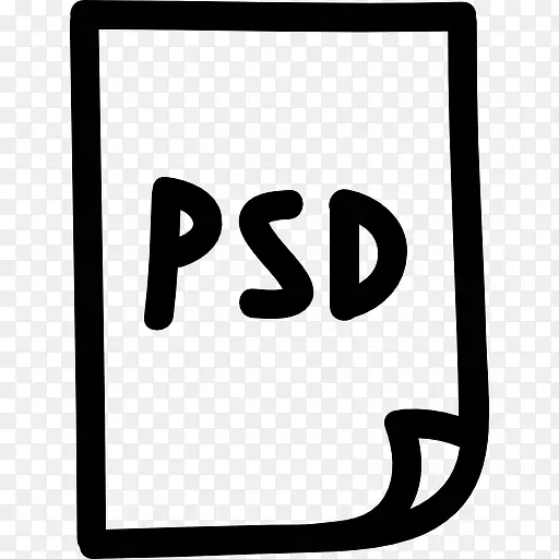 PSD文件手绘PS图象处理软件标志图标