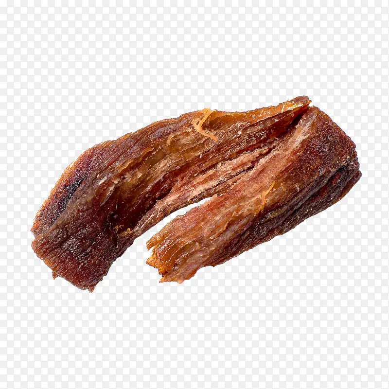 红色美味的牛肉干