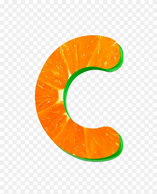 橙子字母c