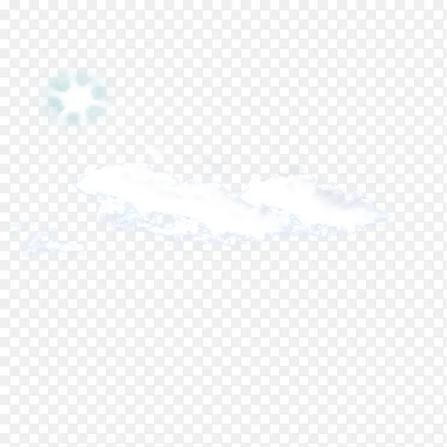 白云和阳光图案