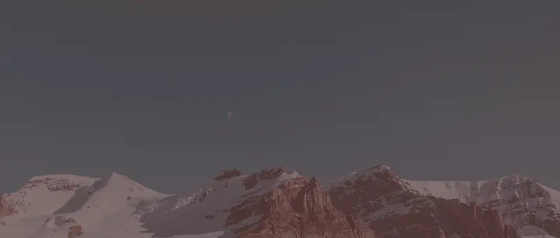 晚上雪山背景图片