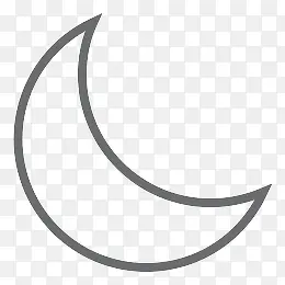 月亮Outline-icons