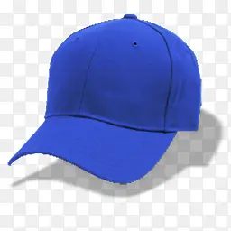 帽子棒球蓝色的帽子图标