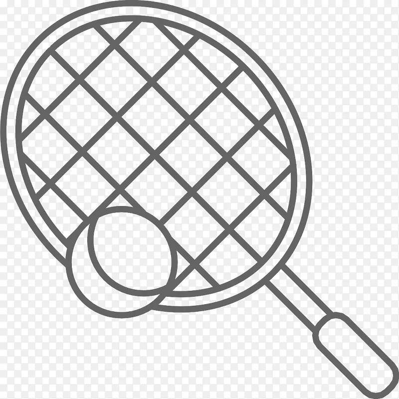 网球球拍球Responsive-Sports-Icons